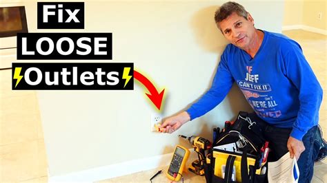 how to secure electrical box|how to tighten electrical outlet.